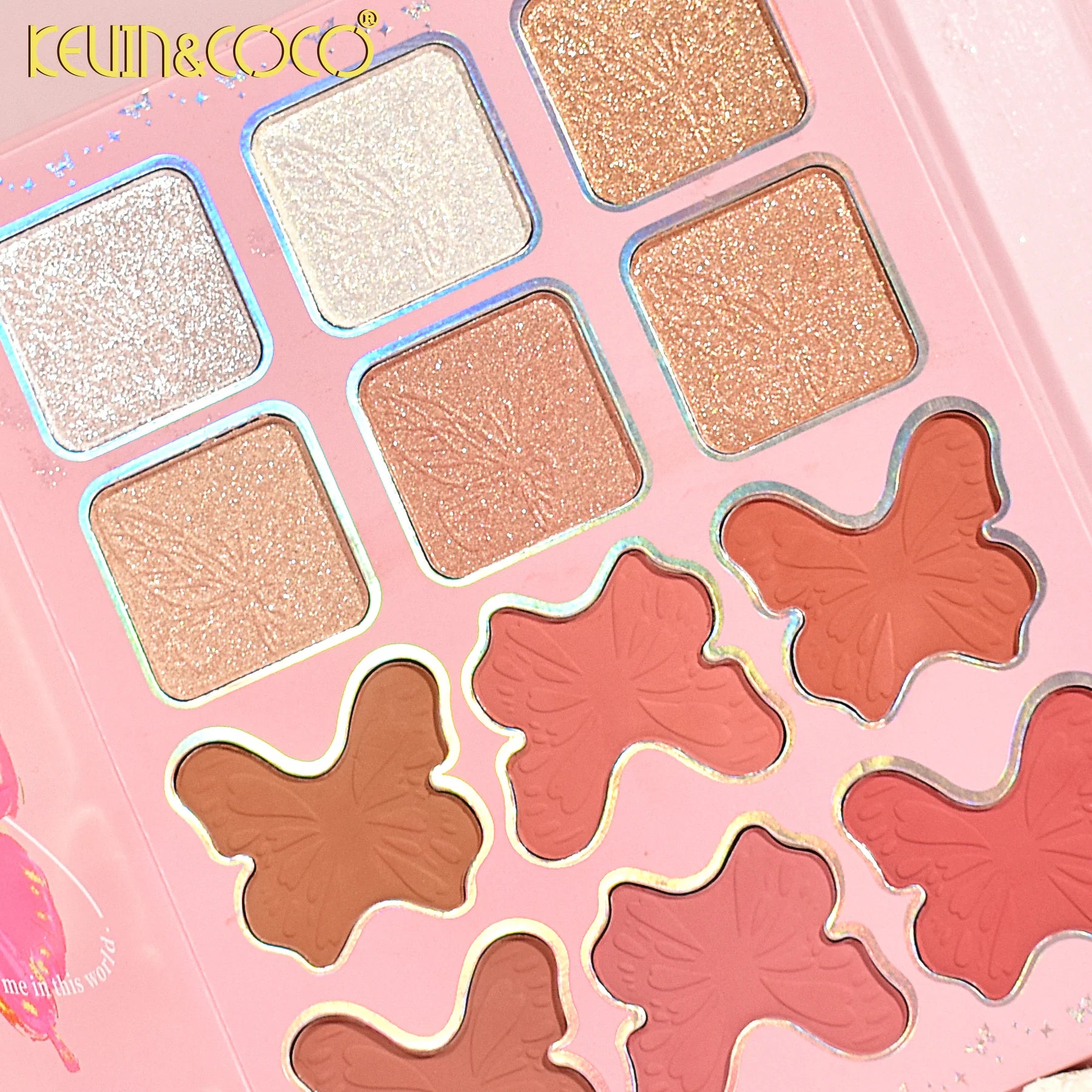 Kevin & Coco - 94- Color Glowy Butterfly Makeup Book Pack