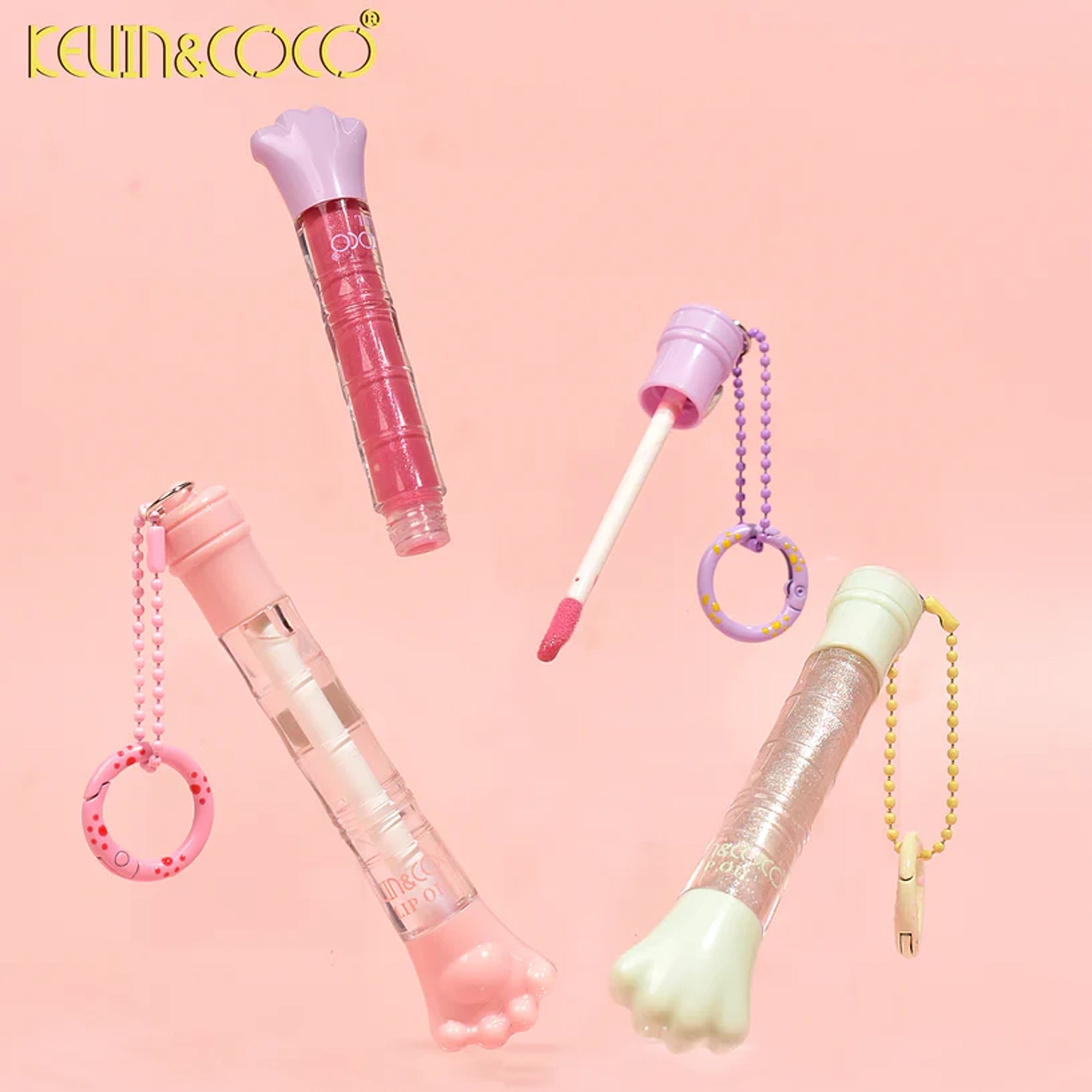 Kevin&Coco - Paw Keychain Lip Oil