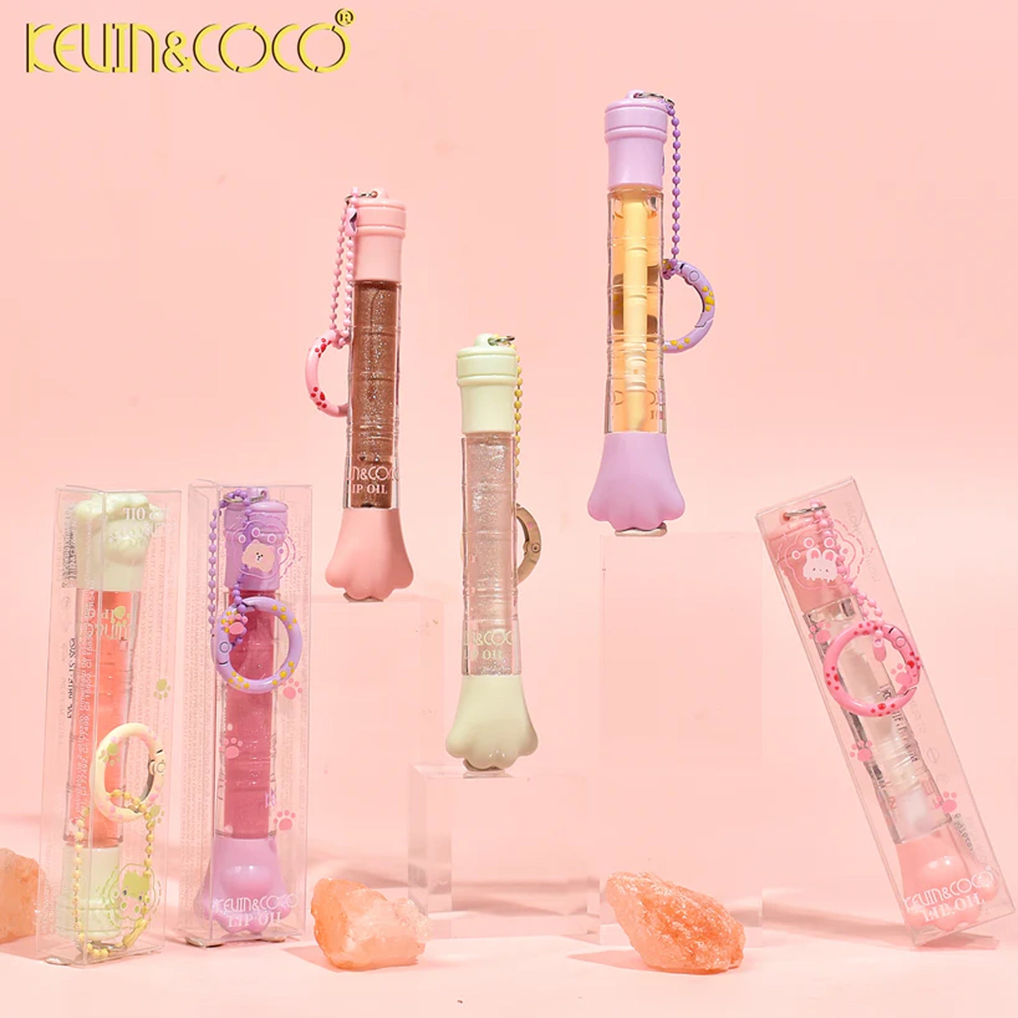 Kevin&Coco - Paw Keychain Lip Oil