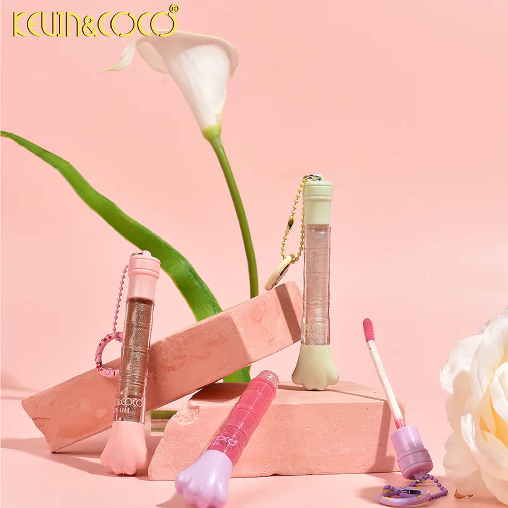 Kevin&Coco - Paw Keychain Lip Oil