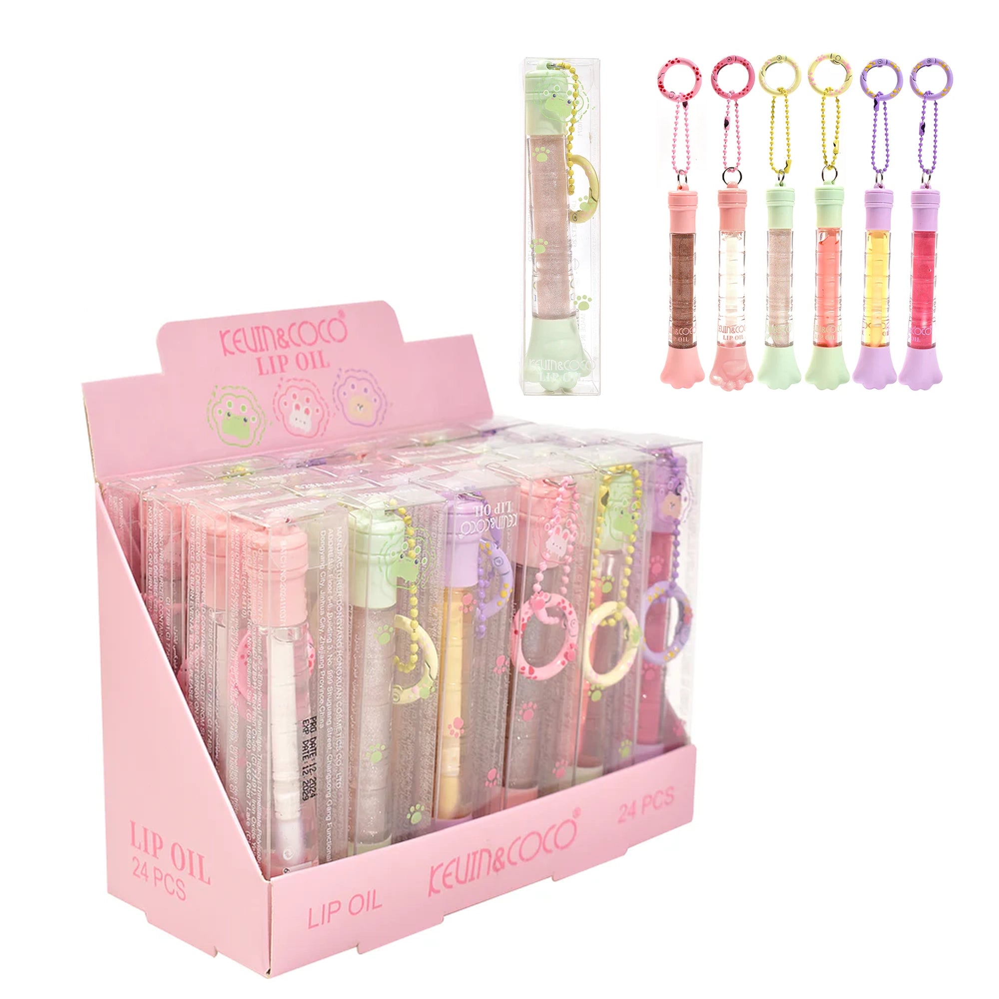 Kevin&Coco - Paw Keychain Lip Oil