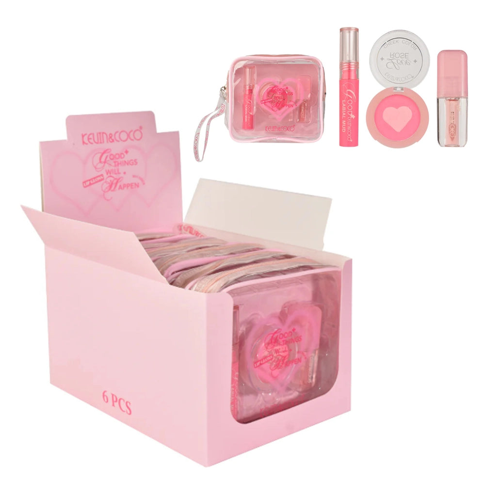 Kevin&Coco - Mousse Kiss Lip & Cheek 3pc Bag Kit