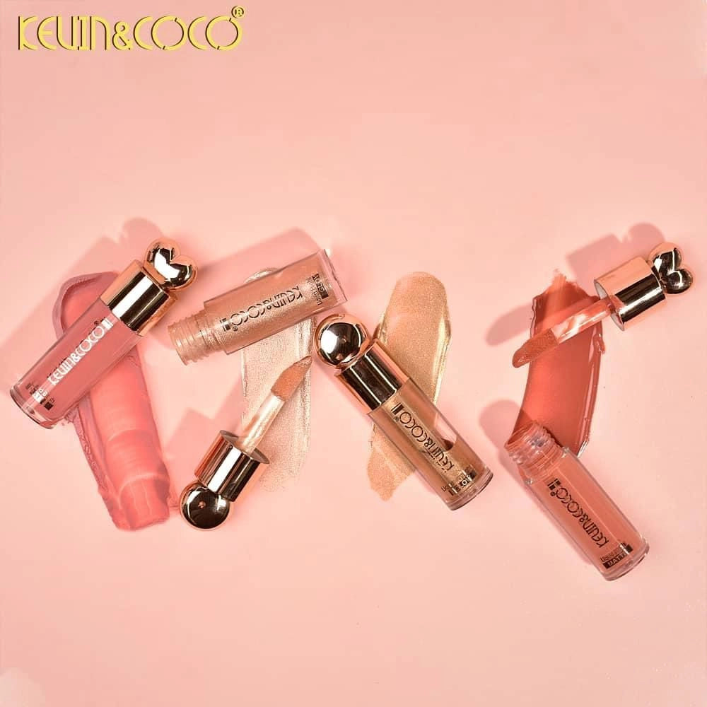 Kevin&Coco - Cheek Glow Highlight + Blush + Brush Set