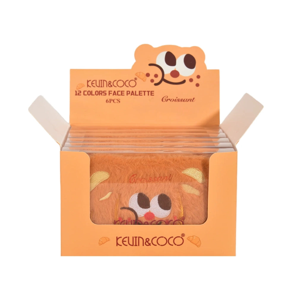 Kevin&Coco - Plush Croissant 12-Color Makeup Palette