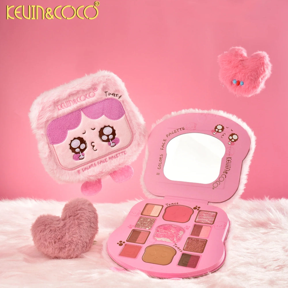 Kevin&Coco - Plush Toast 11-Color Makeup Palette