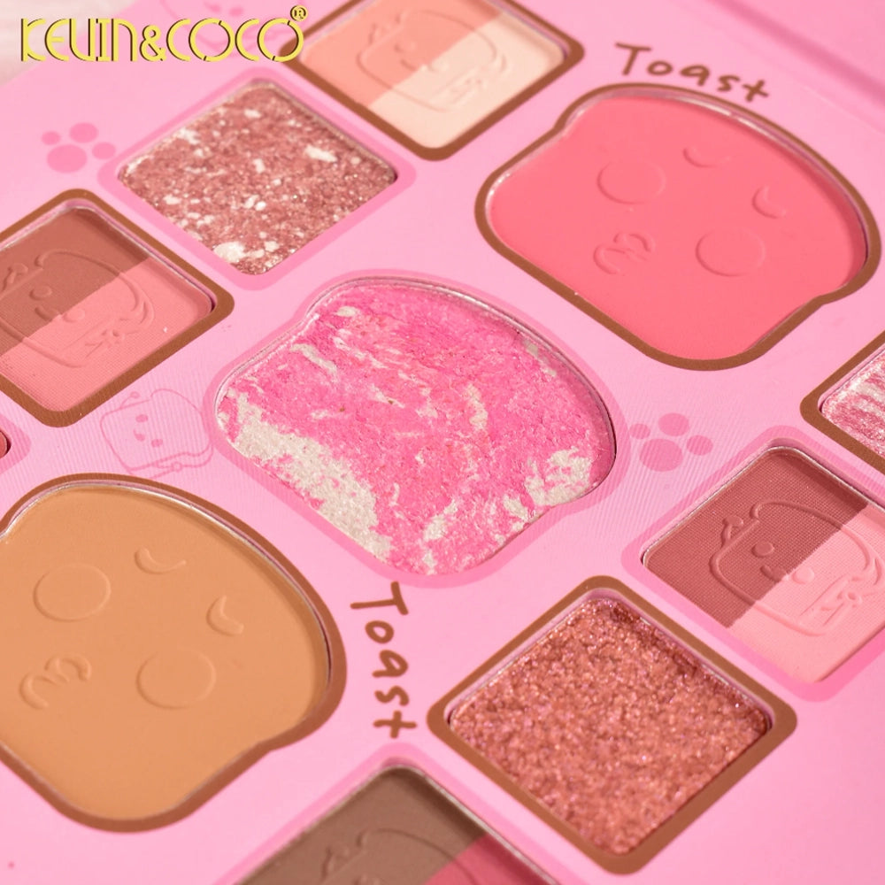 Kevin&Coco - Plush Toast 11-Color Makeup Palette