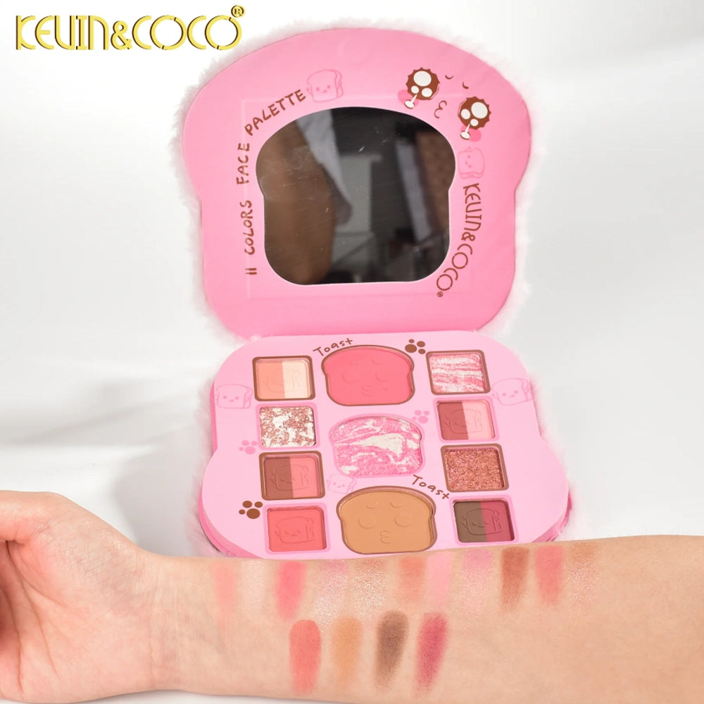 Kevin&Coco - Plush Toast 11-Color Makeup Palette