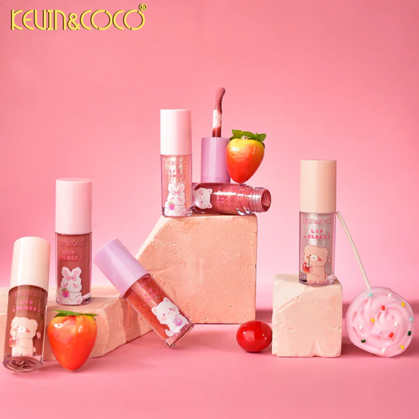 Kevin & Coco – Fruit 2pc Lip Gloss Set