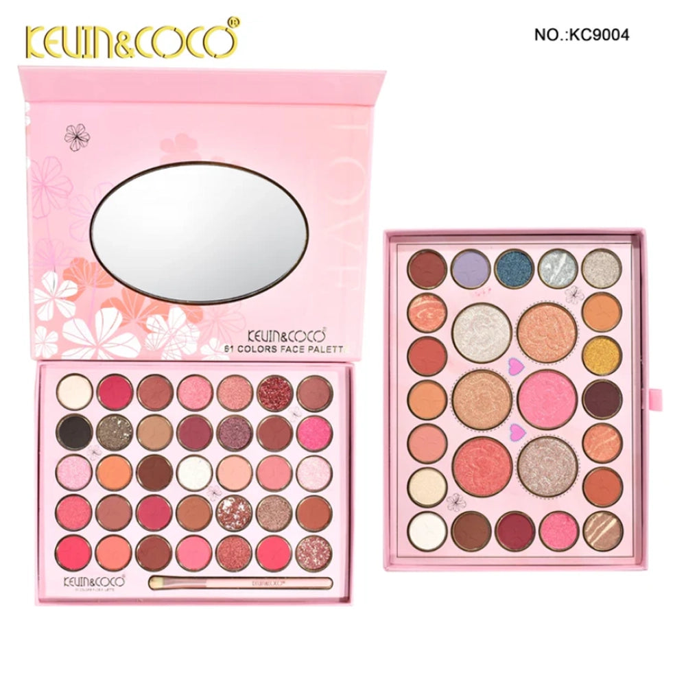 Kevin&Coco -  61 Colors Floral Eyeshadow Palette