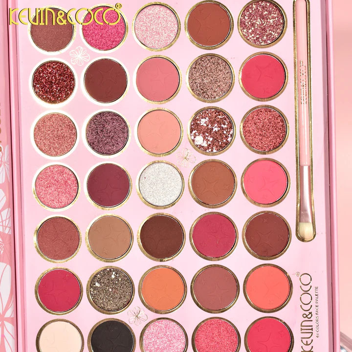 Kevin&Coco -  61 Colors Floral Eyeshadow Palette