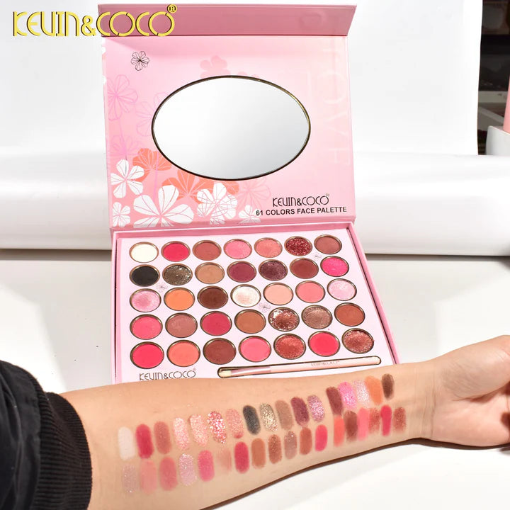 Kevin&Coco -  61 Colors Floral Eyeshadow Palette