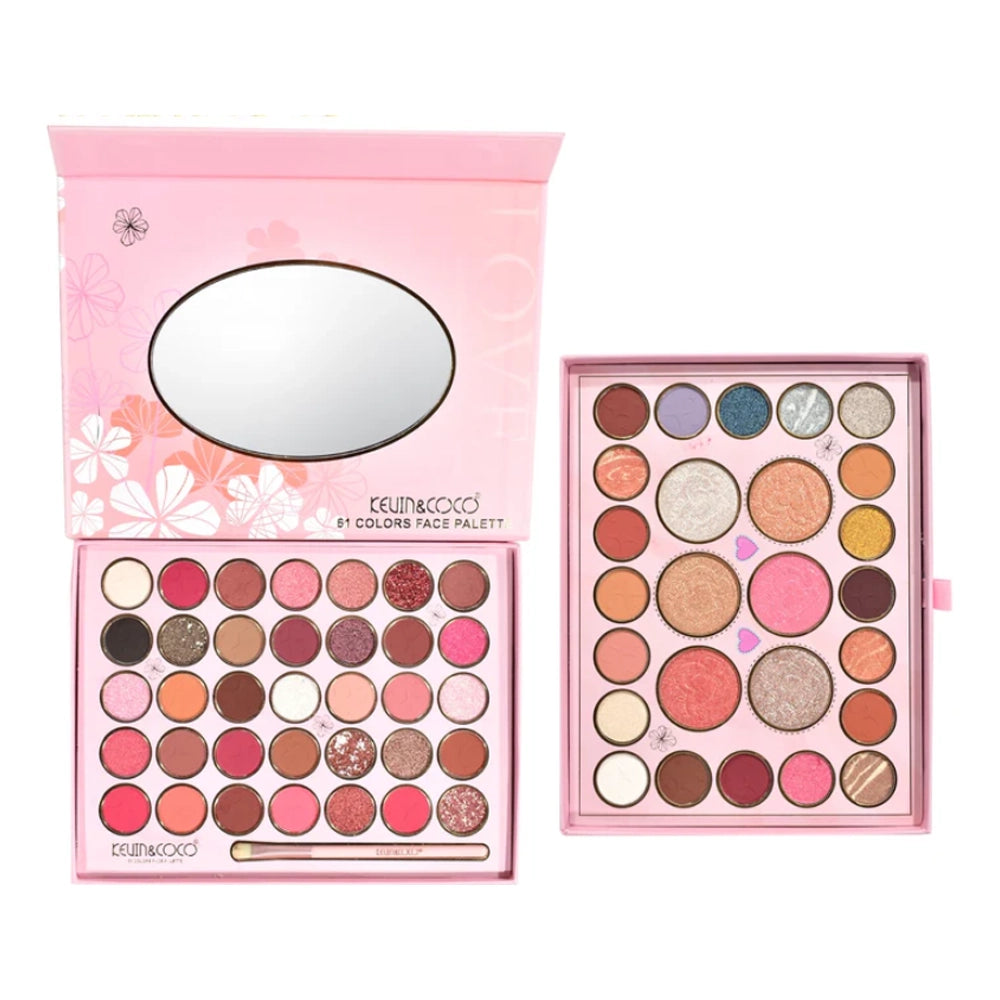Kevin&Coco -  61 Colors Floral Eyeshadow Palette