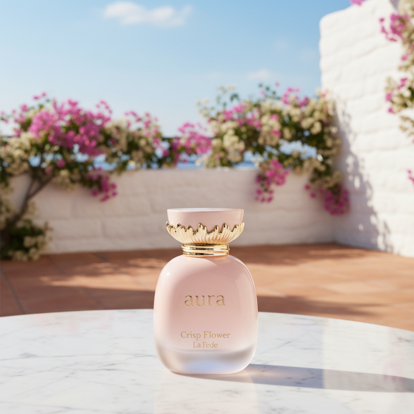 Aura Crisp Flower by La Fede – Elegant Floral Eau De Parfum Spray for Women