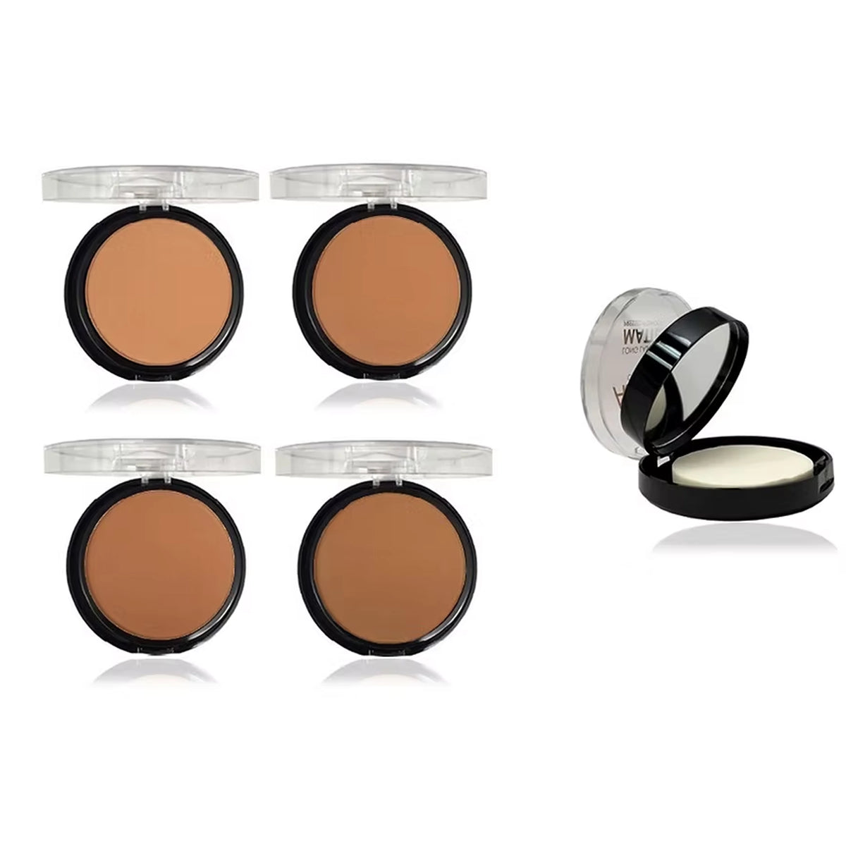 Amuse Long Lasting Matte Pressed Powder Display Set – 24 Pcs
