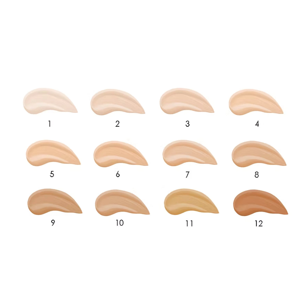 Amuse Matte Finish Foundation Retail Display Set – 36 Pcs