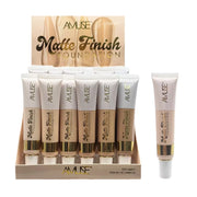 Amuse Matte Finish Foundation Retail Display Set – 36 Pcs