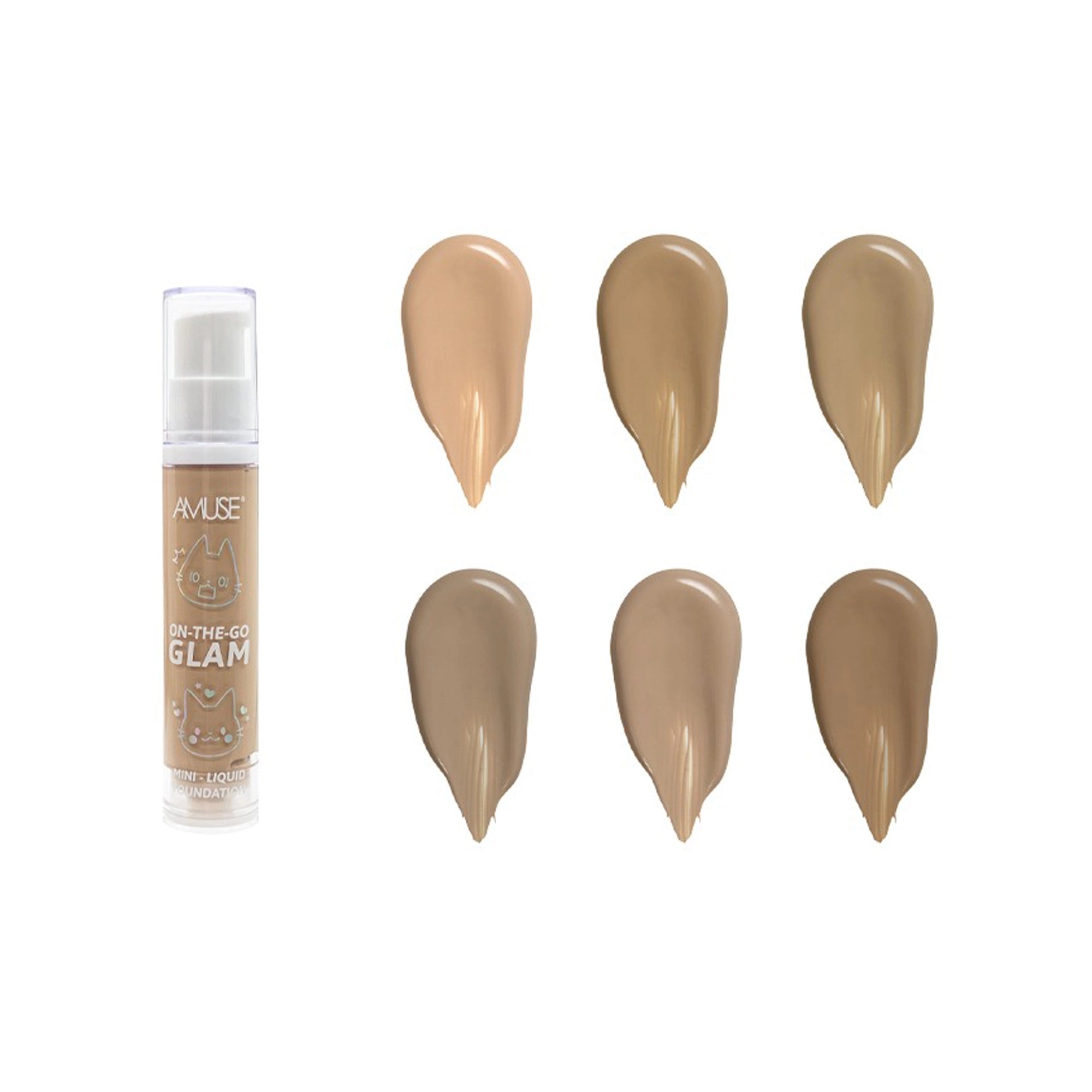 Amuse - On The Go Glam Mini Liquid Foundation