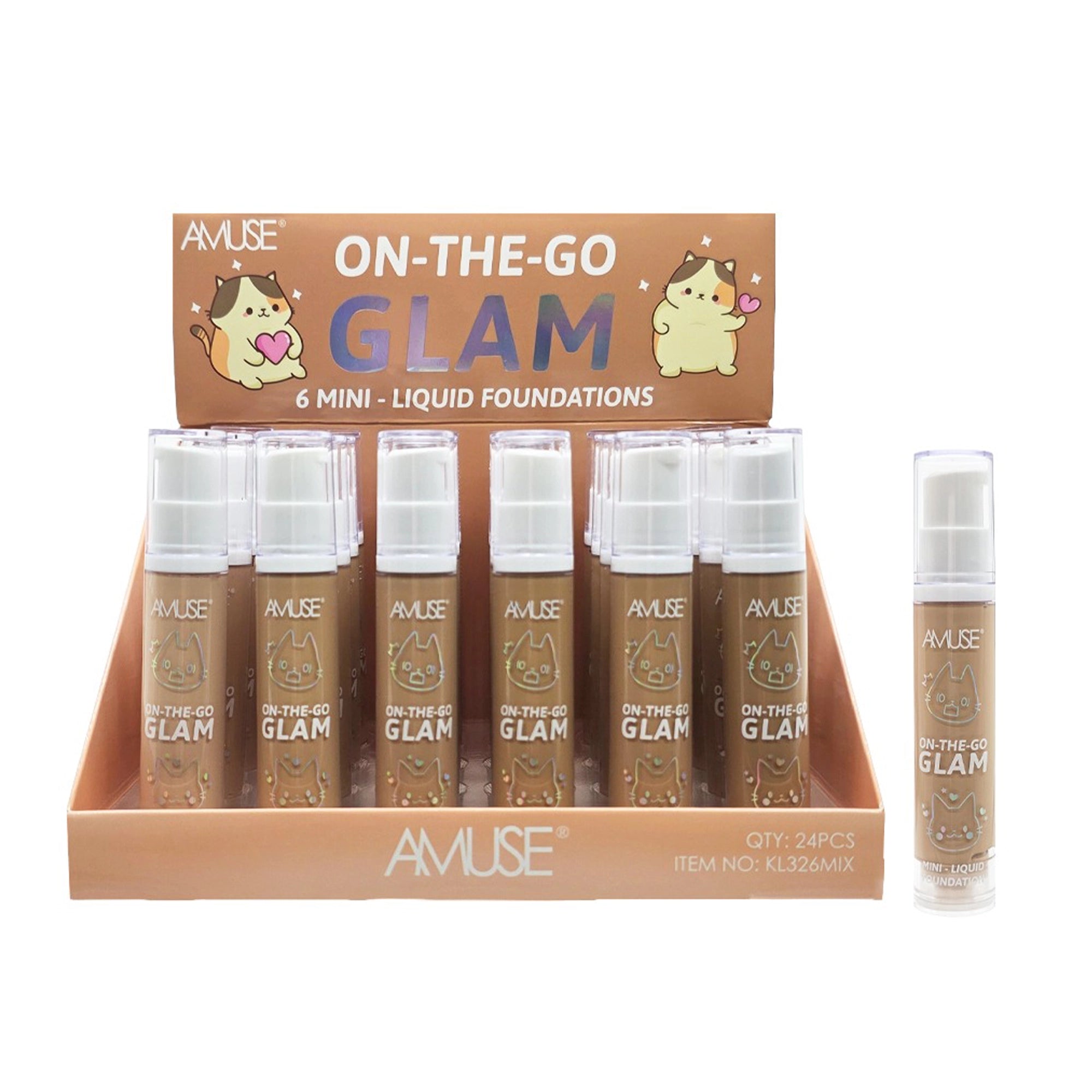 Amuse - On The Go Glam Mini Liquid Foundation