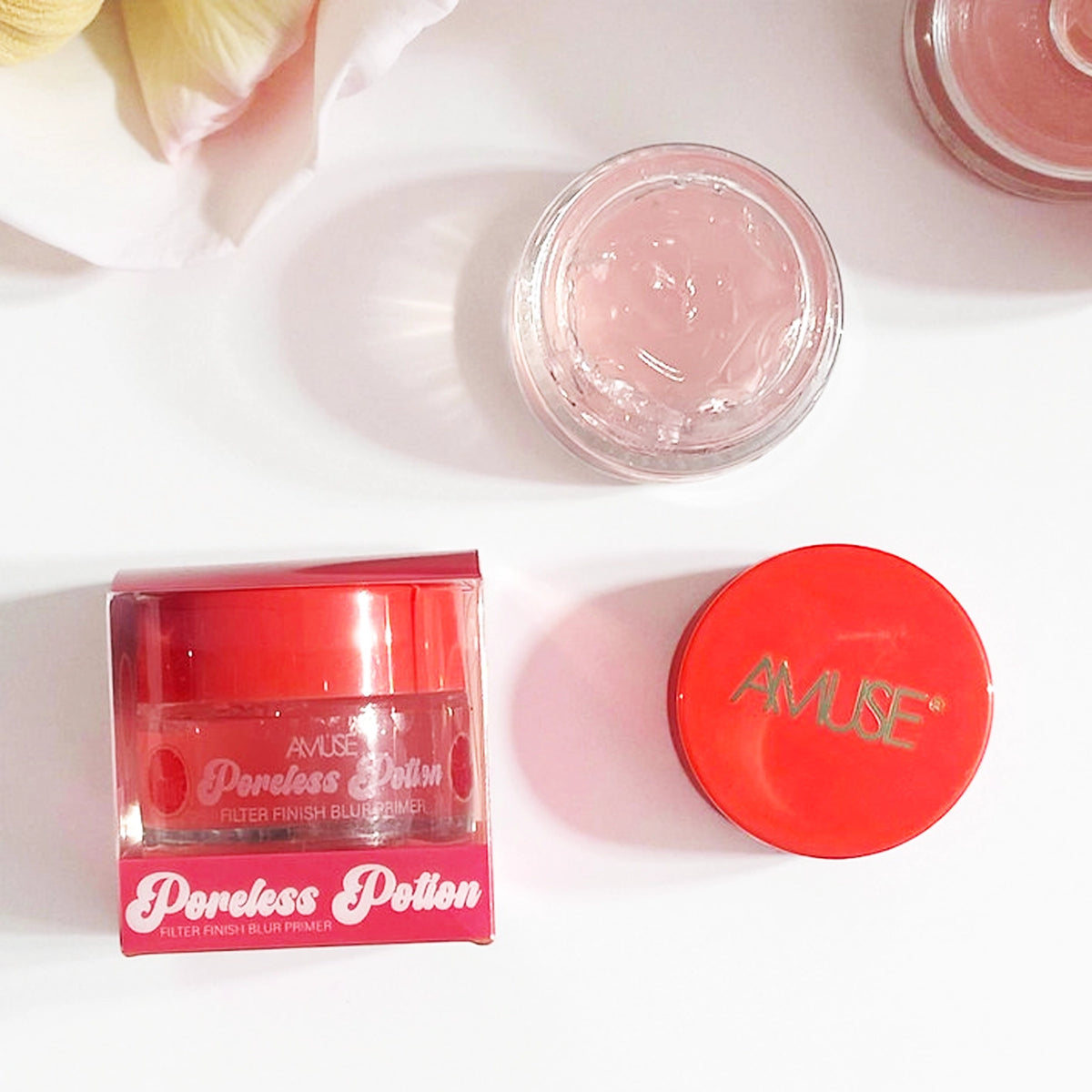 Amuse - Poreless Potion Filter Finish Blur Primer – Smoothing Face Primer Jar