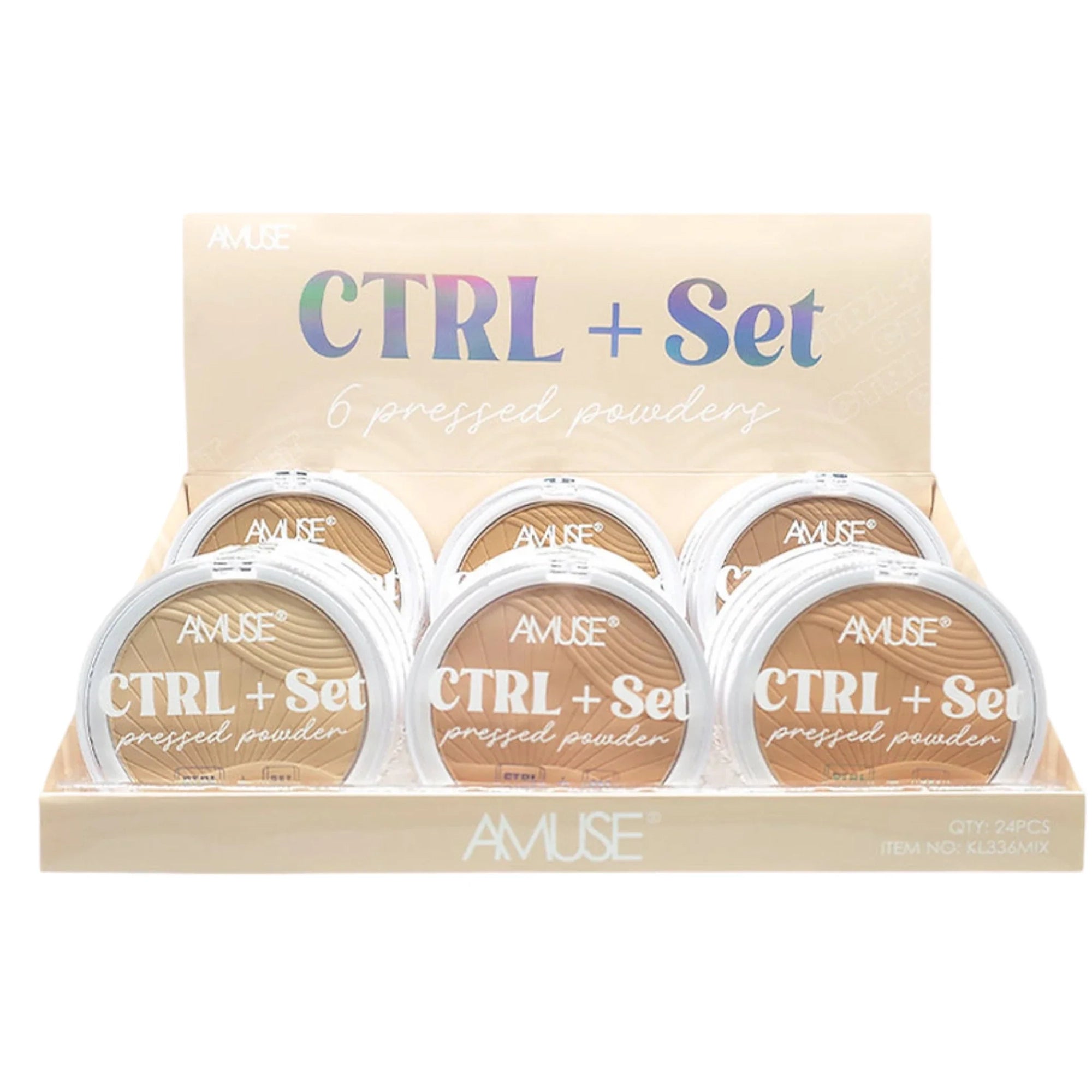 Amuse CTRL + Set Pressed Powder Display Set (24 Pcs)