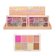 Amuse Face Card Face Kit Palette Display Set – Blush, Bronzer & Highlighter Palette