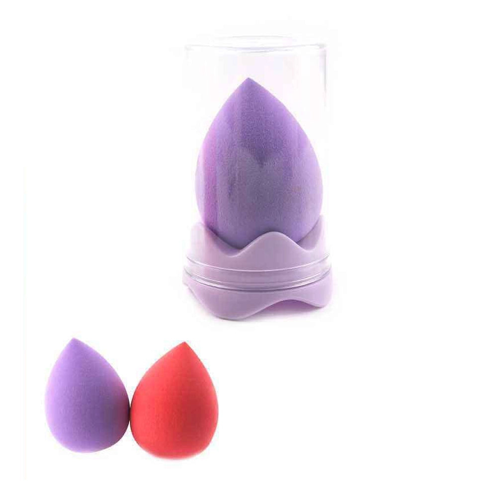 Pastel Perfection Makeup Sponges with Case - Flawless Blend Every Time