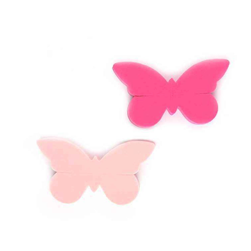 Butterfly-Shaped Multi-Color Powder Sponge Set