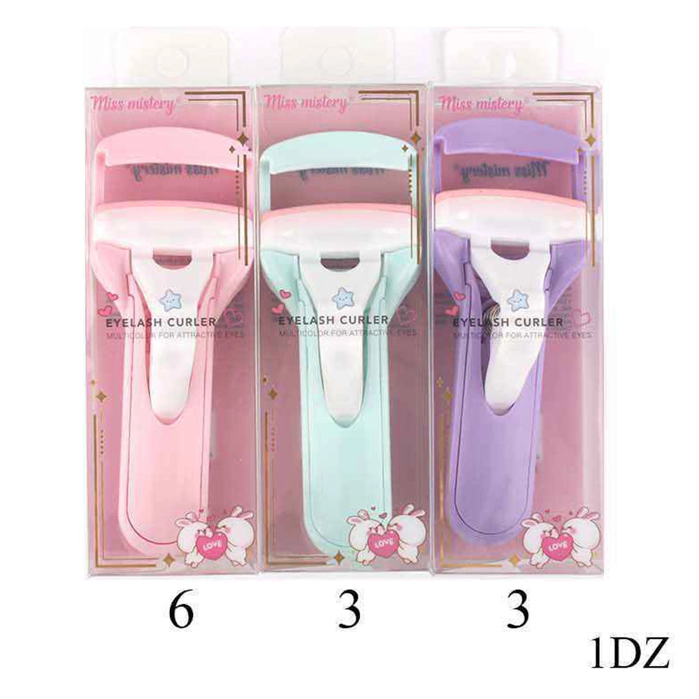 Pastel Pocket Eyelash Curler – Compact Travel-Friendly Lash Curler (KNV-9028)