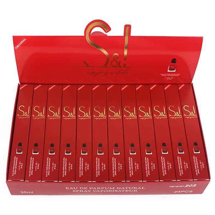 Elegant Red Flora & Vanilla Perfume Set - Affordable Sophisticated Fragrance Dupe for Women