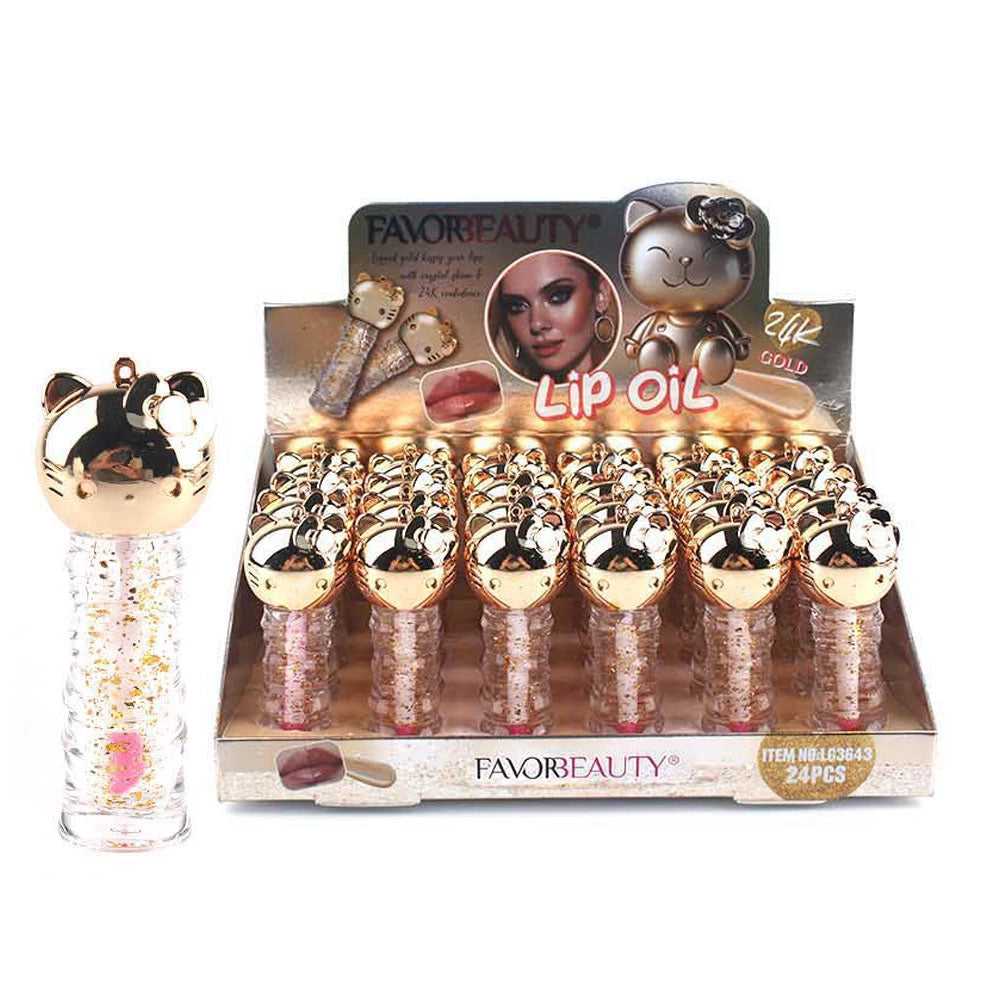 Favor Beauty Cute Hello Cat Moisturizing Lip Oil (LG3643)