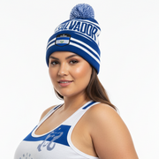 El Salvador Winter Beanie – Salvadoran Flag Knit Hat | Wholesale 1 Dozen