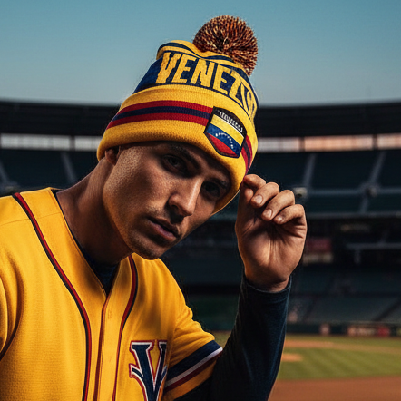 Venezuela Flag Winter Beanie – Venezuelan Heritage Knit Hat | Wholesale 1 Dozen
