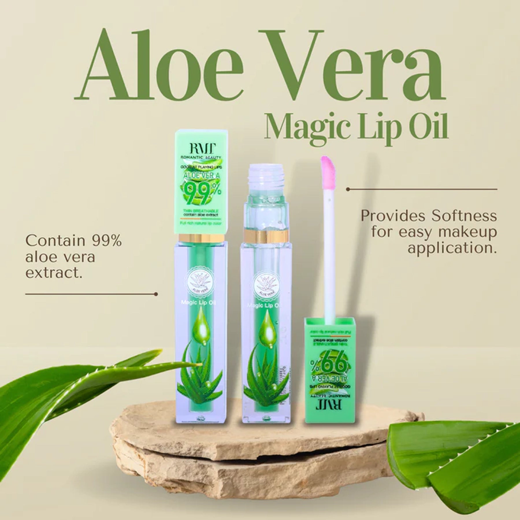 Romantic Beauty - Aloe Vera Magic Lip Oil