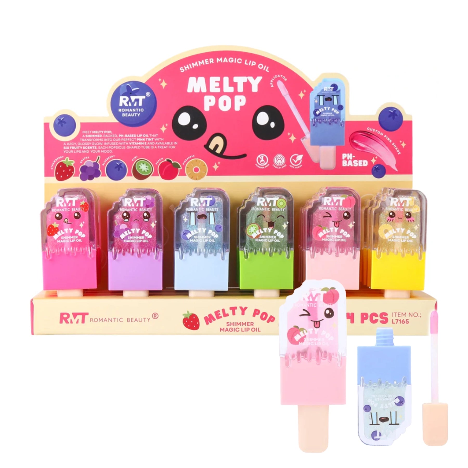 Romantic Beauty - Melty Pop Shimmer Magic Lip Oil