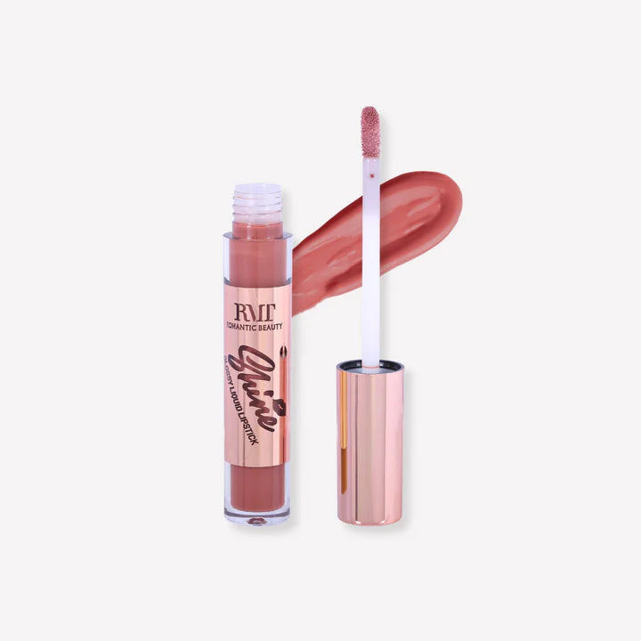 Romantic Beauty - Shine Glossy Liquid Lipstick (Nude Tone)