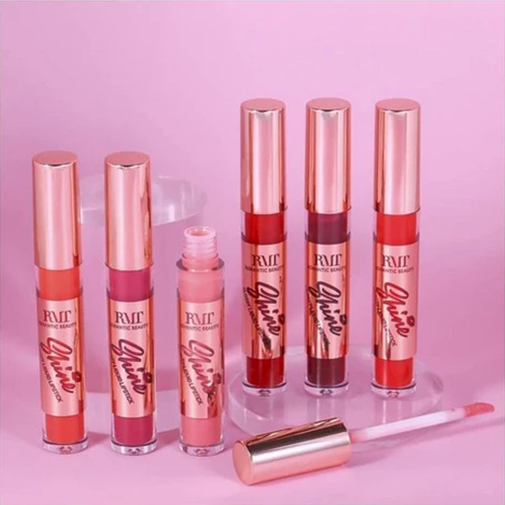 Romantic Beauty - Shine Glossy Liquid Lipstick (Red Tones)