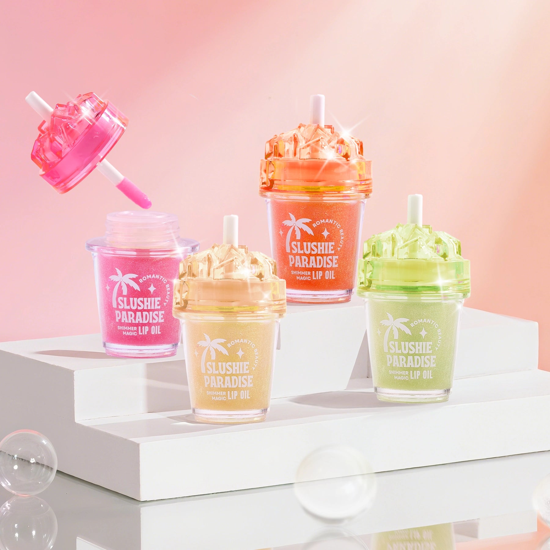 Romantic Beauty - Slushie Paradise Shimmer Magic Lip Oil