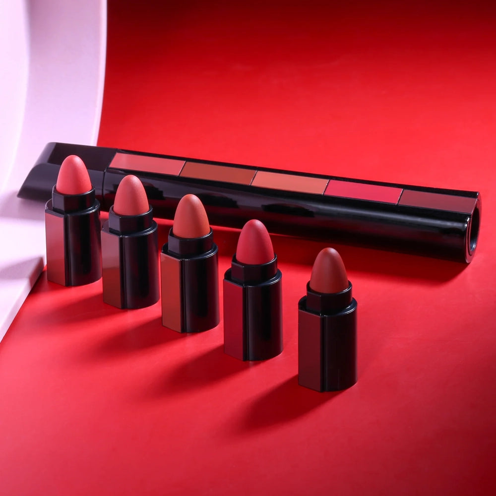 Romantic Beauty - 5-in-1 Lipstick Stack - NUDE