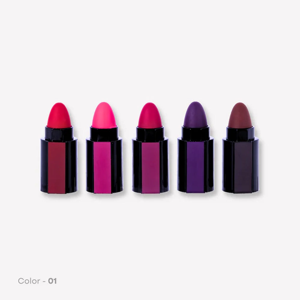 Romantic Beauty - 5-in-1 Lipstick Stack - (Red Tones)