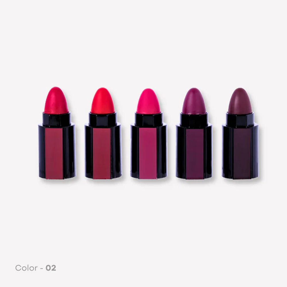 Romantic Beauty - 5-in-1 Lipstick Stack - (Red Tones)