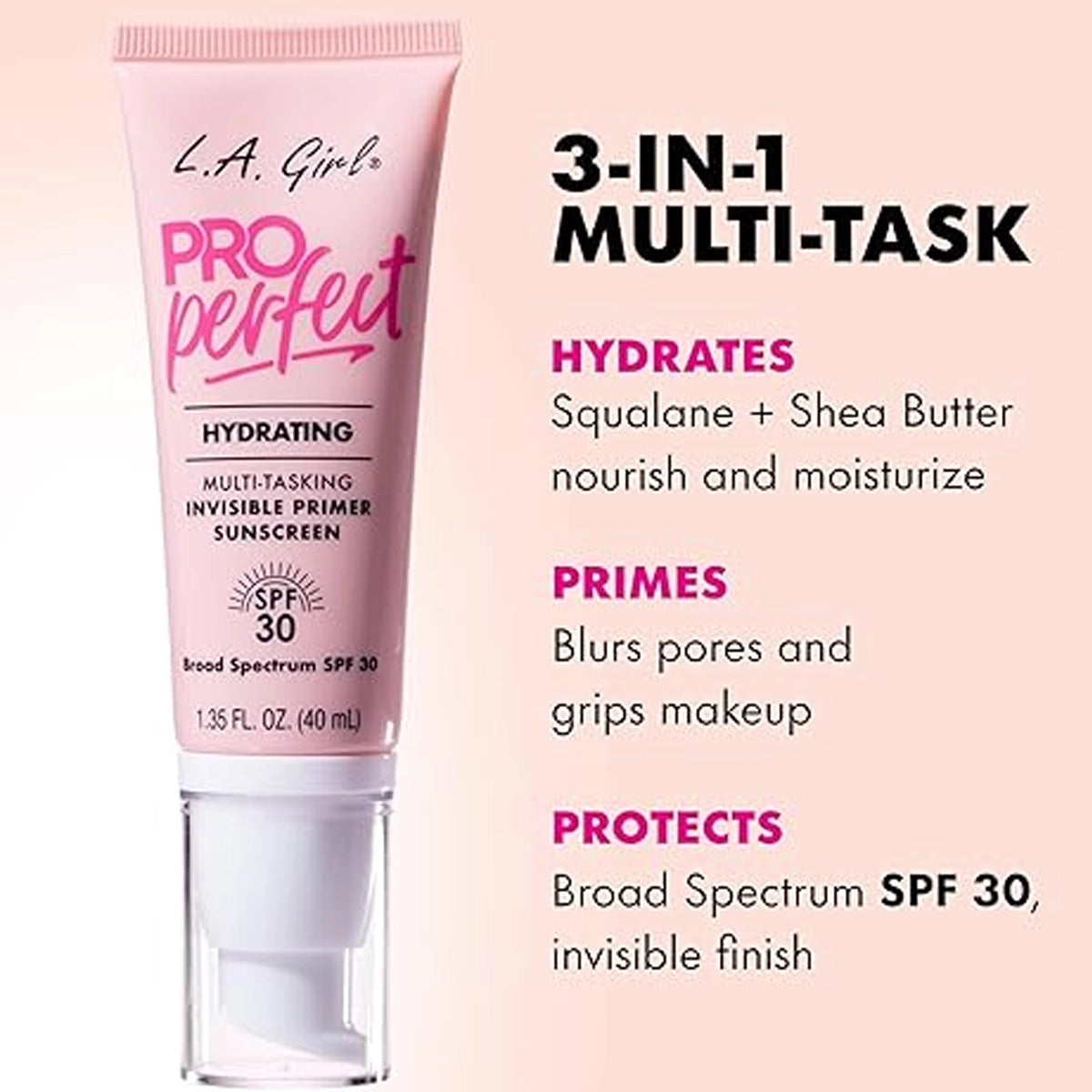 L.A. Girl Cosmetics PRO Perfect Multi-Tasking Invisible Primer with SPF30