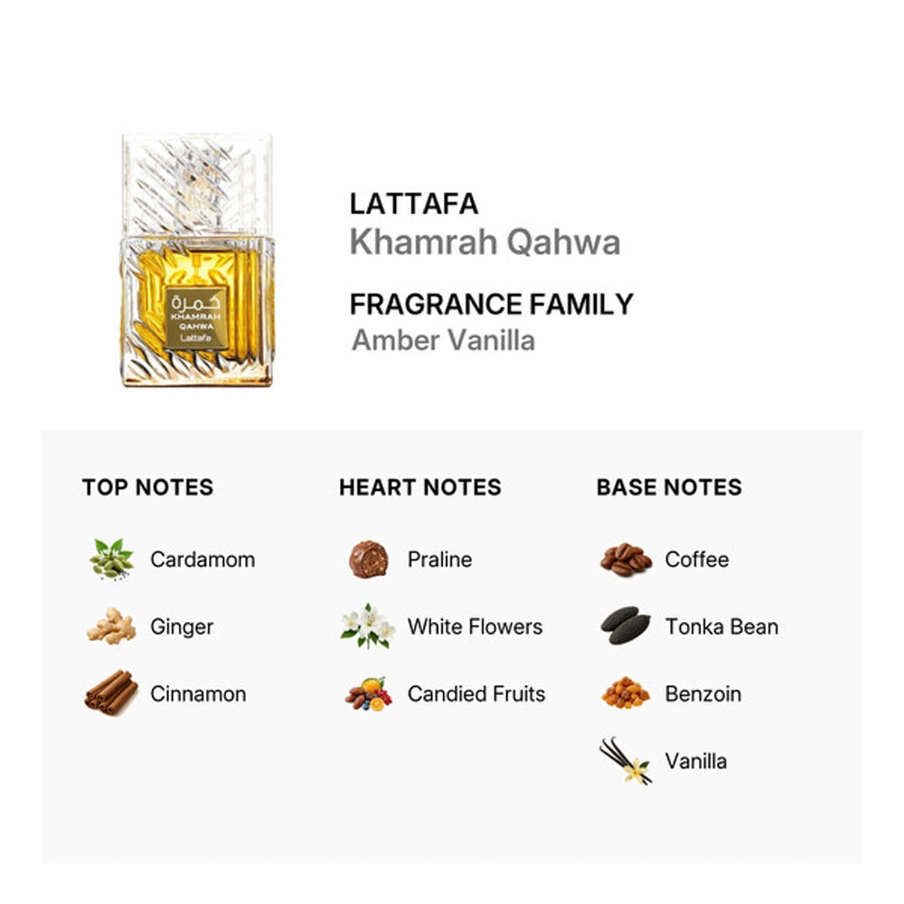 Lattafa - Khamrah Qahwa EDP 100 ML