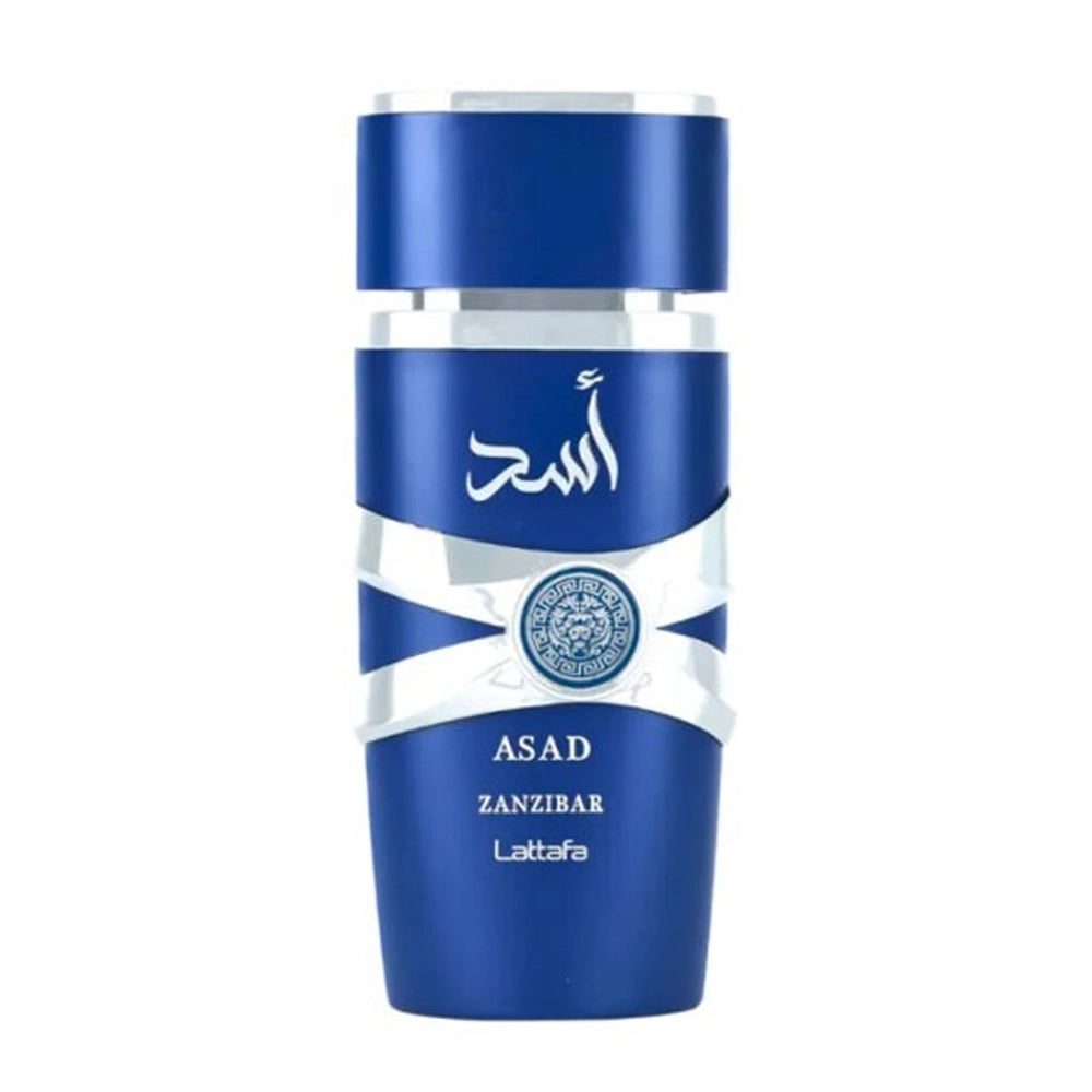 Lattafa Asad Zanzibar Eau De Parfum | Tropical Aromatic Spicy Fragrance
