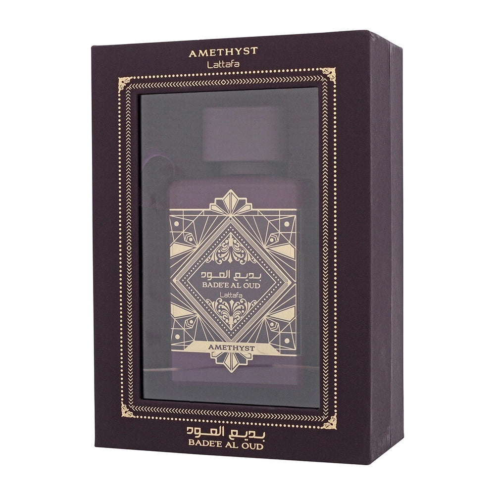 Lattafa - Unisex Bade'e Al Oud Amethyst EDP Spray 3.38 oz Fragrances
