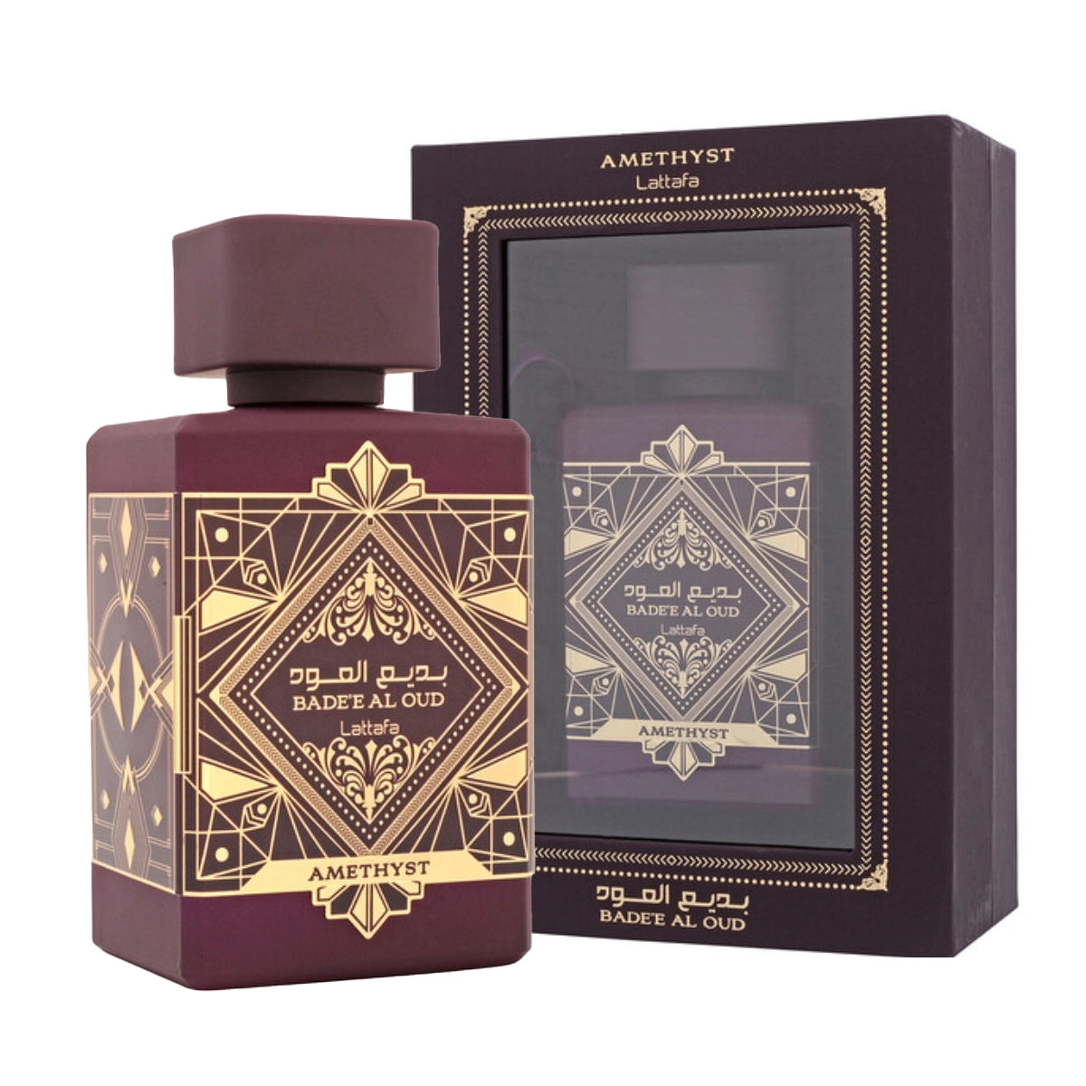 Lattafa - Unisex Bade'e Al Oud Amethyst EDP Spray 3.38 oz Fragrances