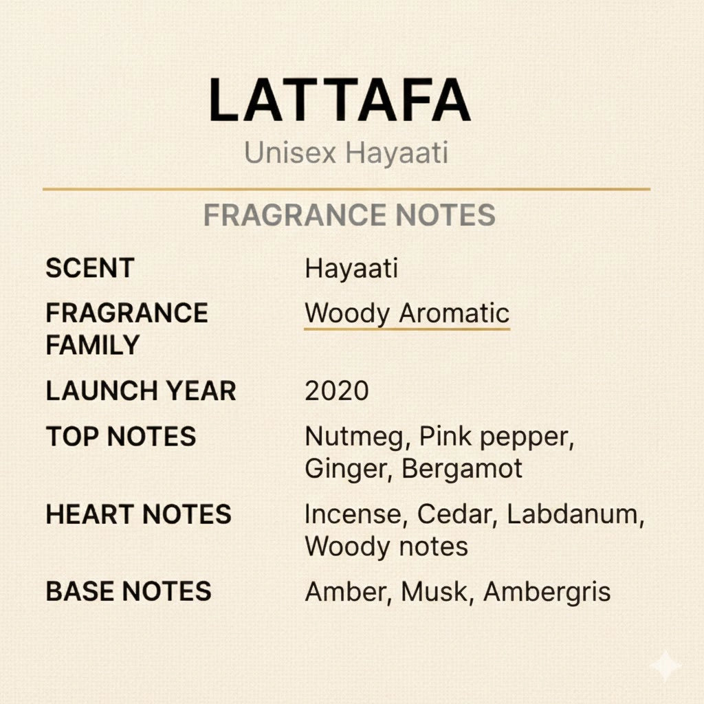 Lattafa -  Hayaati Deodorant Spray 200ml (6.7 oz)