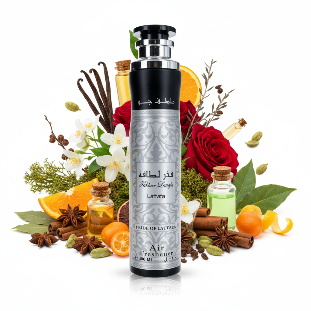 Lattafa- Pride Of Lattafa Black  Air Freshener Spray - 300ml