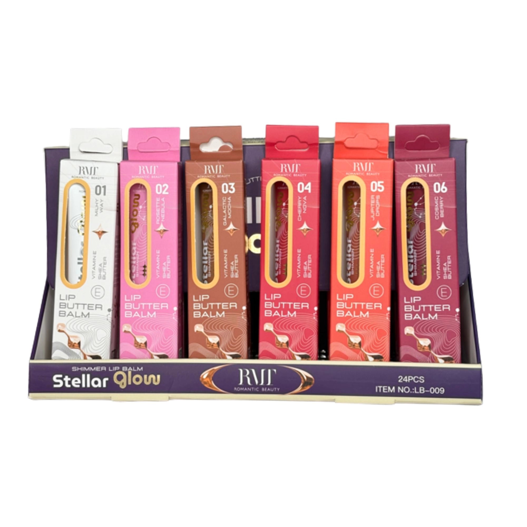 Romantic Beauty - Stellar Glow Shimmer Lip Butter Balm