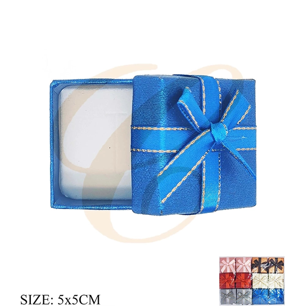 Mini Decorative Gift Boxes with Ribbon Bows – 5 x 5 cm (LBX-0313)