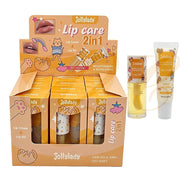 Jollylady Lip Care 2-in-1 Set – Moisturizing & Refreshing Lip Oil & Lip Cream (12ml / 0.42 fl oz) Display (LCS-0874)